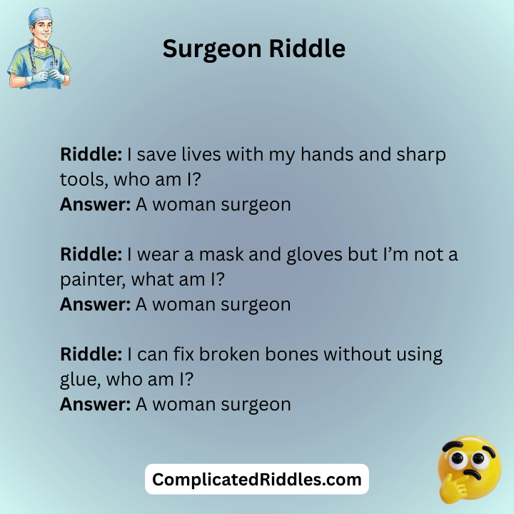 Woman Surgeon Riddle