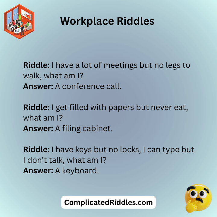Workplace Riddles