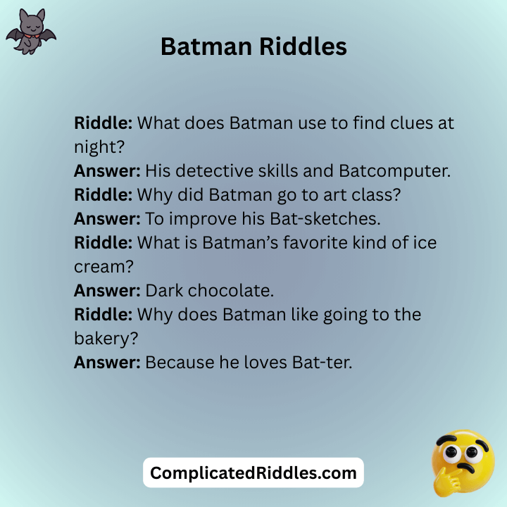 Batman Riddles