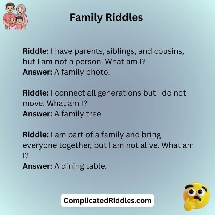 Best Family Riddles