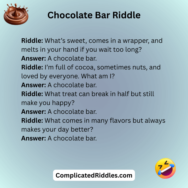 Chocolate Bar Riddle