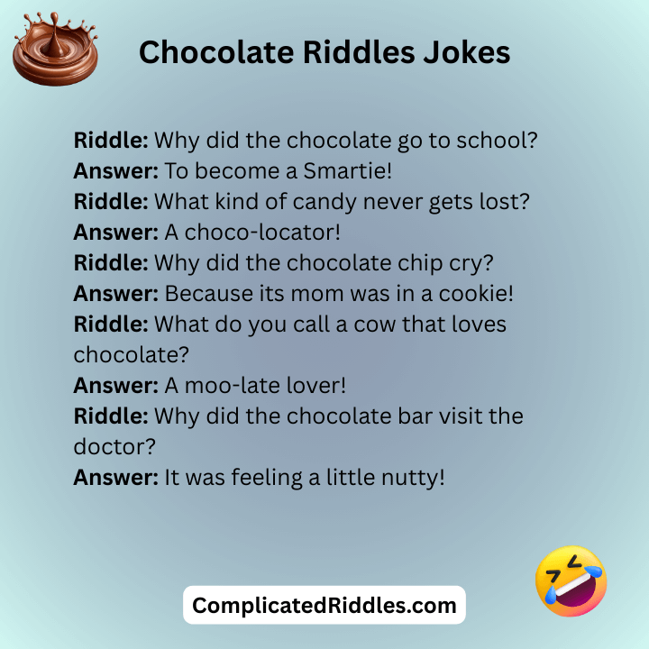 Chocolate Riddles Jokes