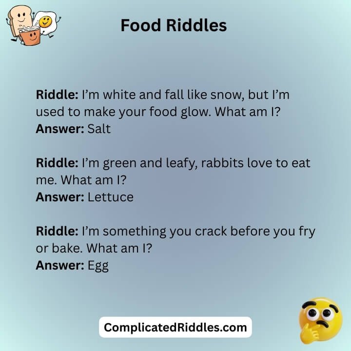 Food Related Riddles
