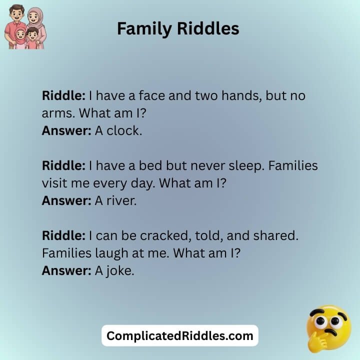 Fun Family Riddles