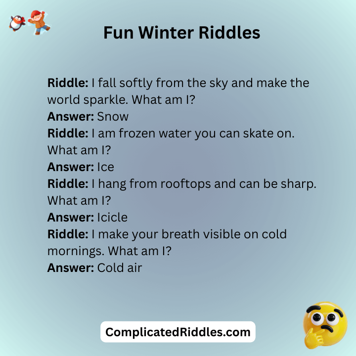Fun Winter Riddles