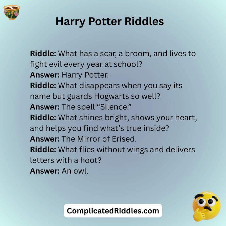 Harry Potter Riddles