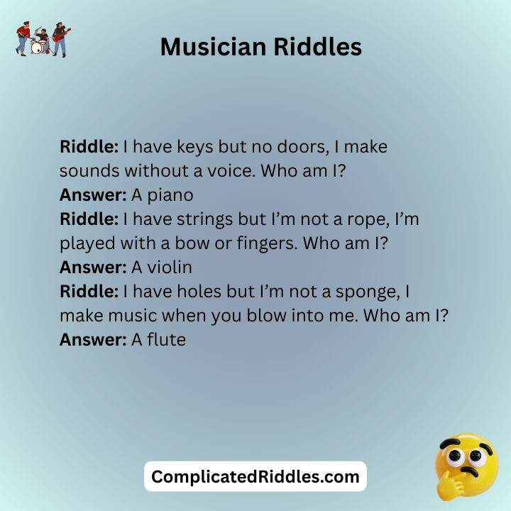 Musician Riddles
