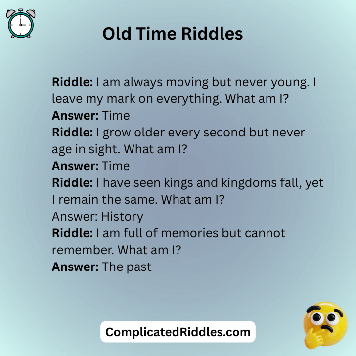 Old Time Riddles