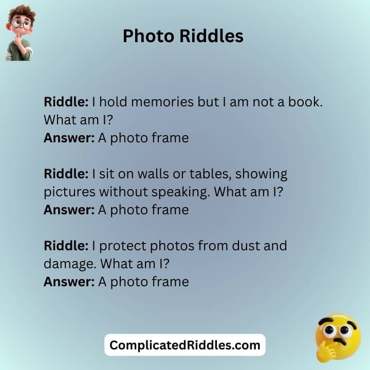 Photo Frame Riddles