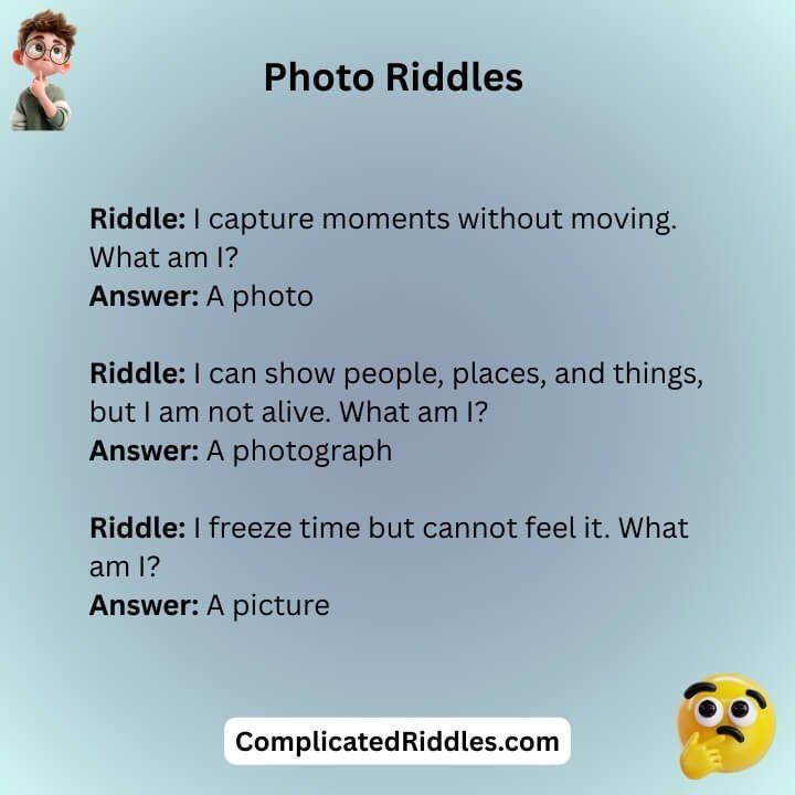 Photo Riddles With Answers