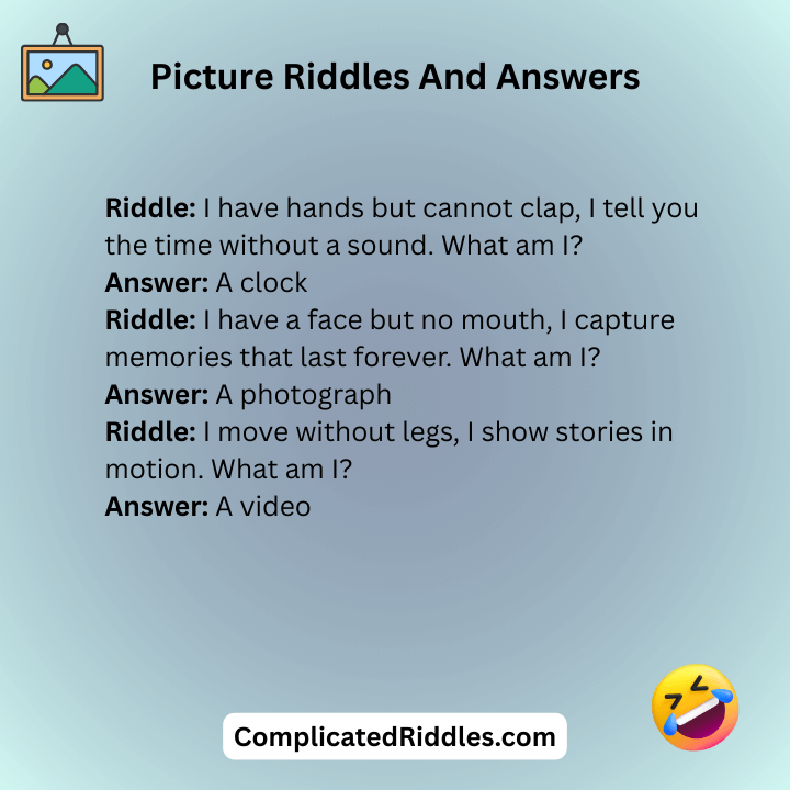 Picture Riddles And Answers