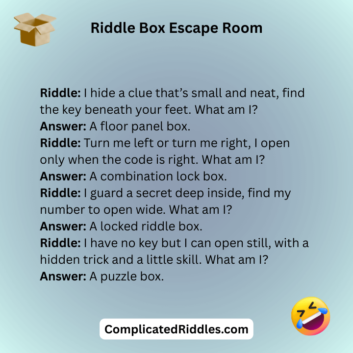 Riddle Box Escape Room