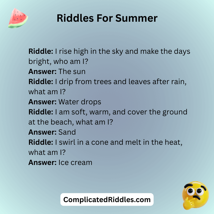 Riddles For Summer