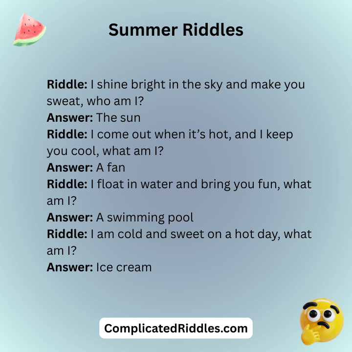 Summer Riddles