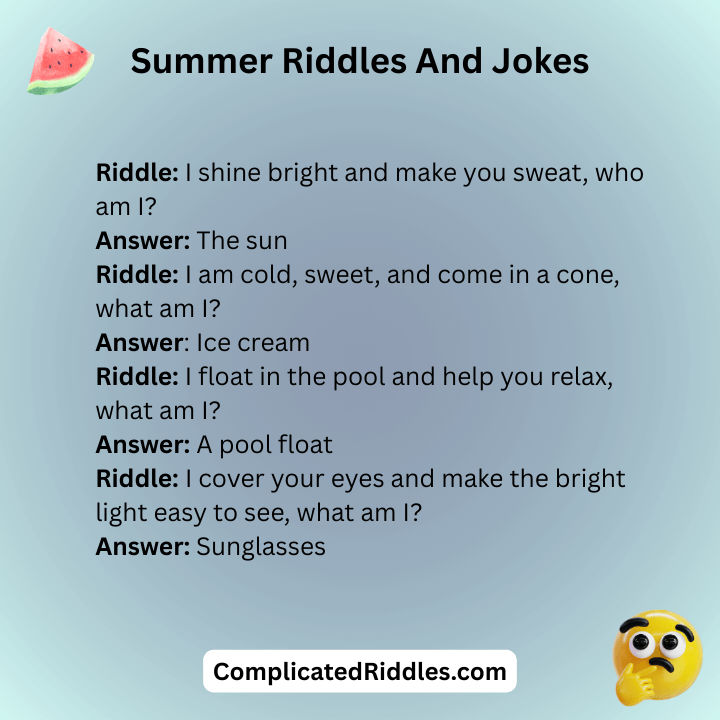 Summer Riddles And Jokes