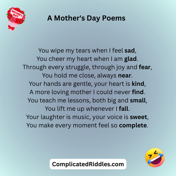A Mother's Day Poems