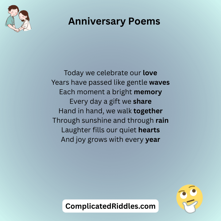 Anniversary Poems