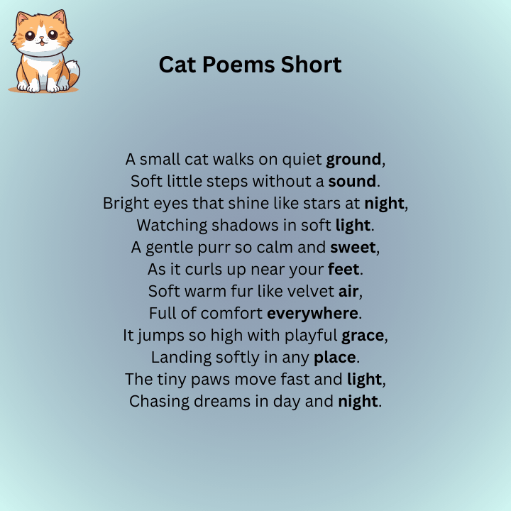 Cat Poems Short