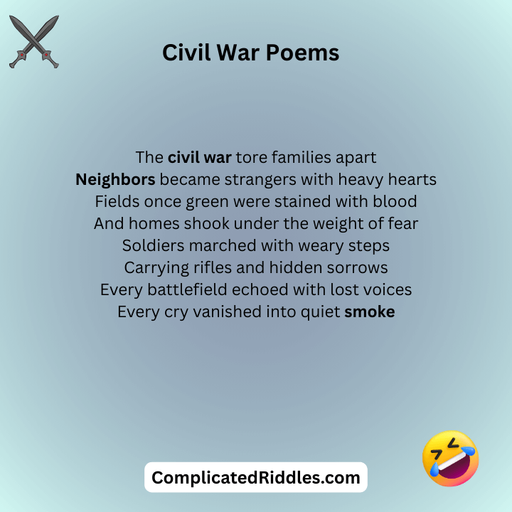 Civil War Poems