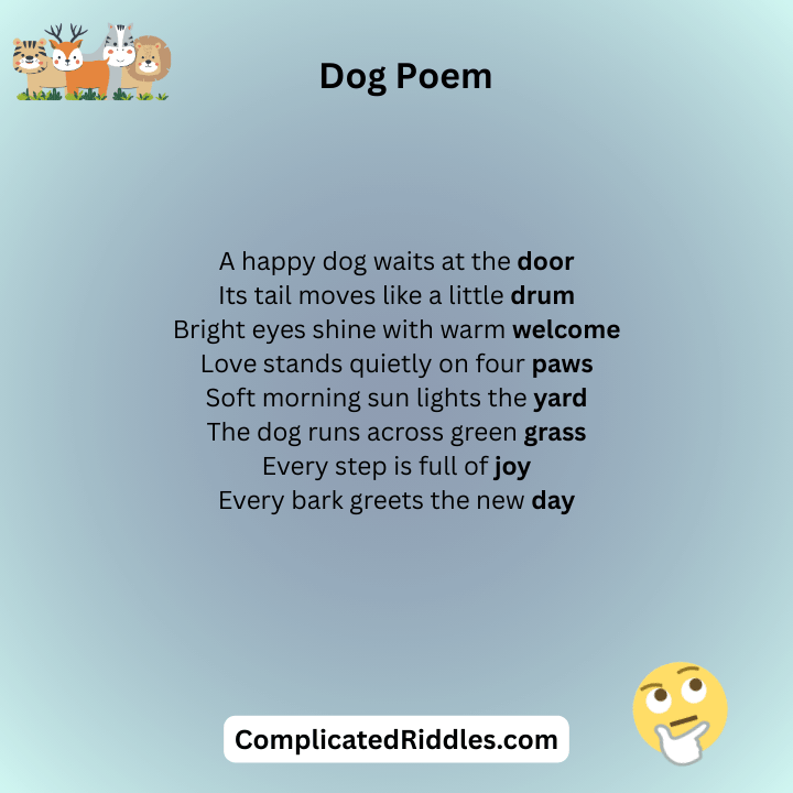 Dog Poem