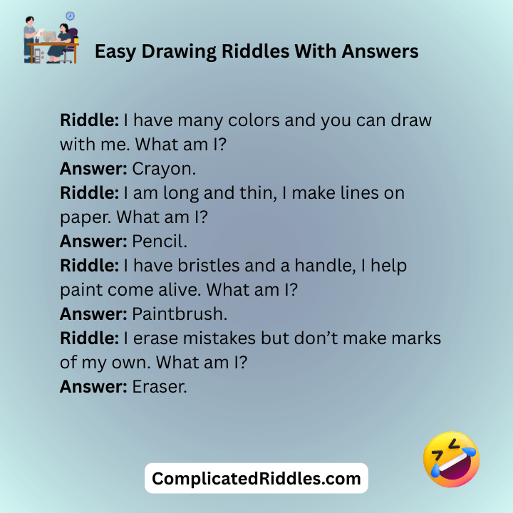 Easy Drawing Riddles With Answers