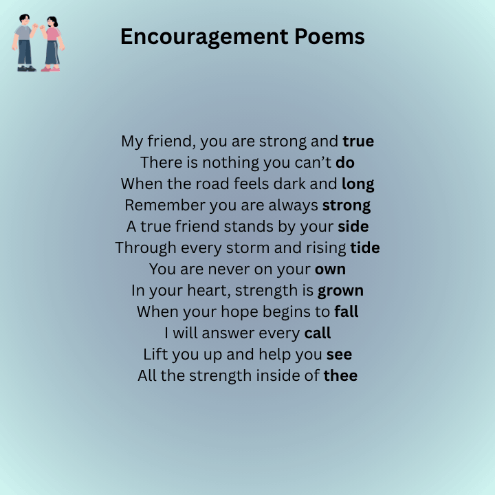 Encouragement Poems