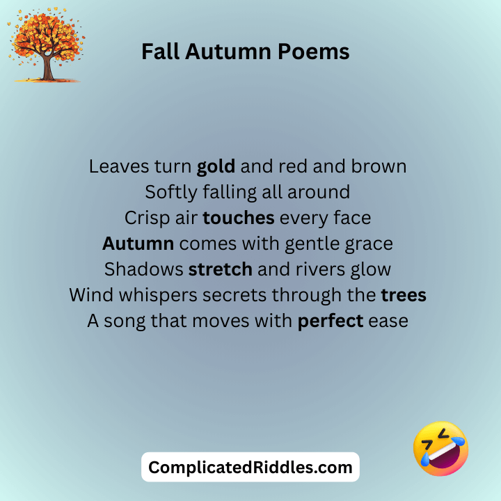 Fall Autumn Poems