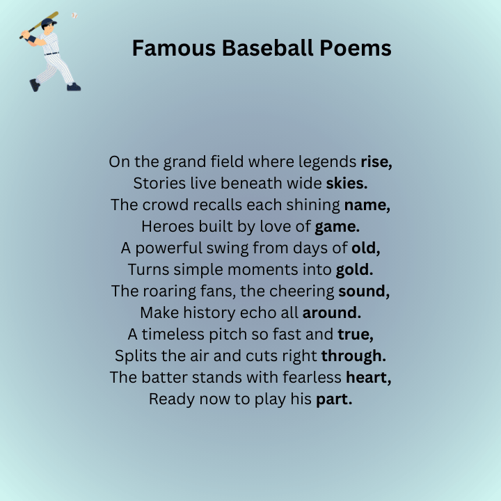 Famous Baseball Poems