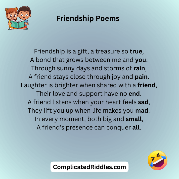 Friendship Poems
