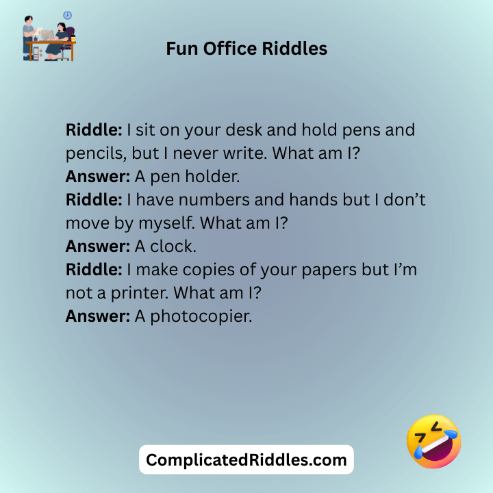 Fun Office Riddles