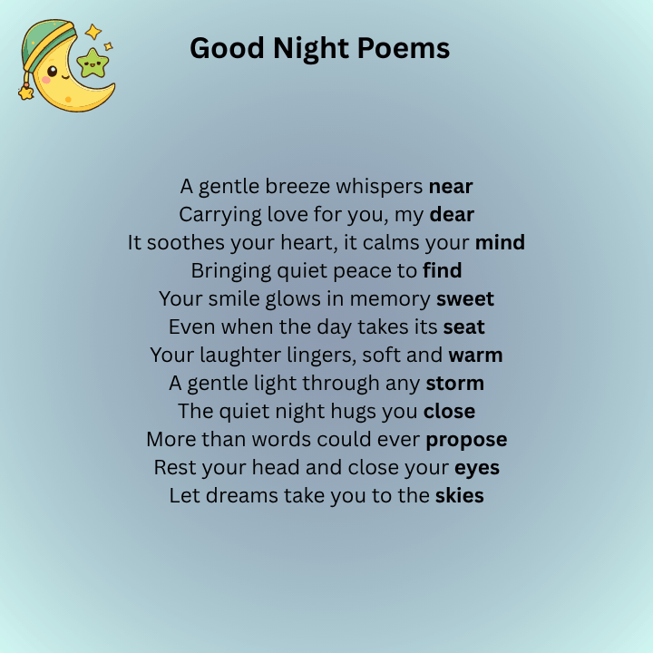 Good Night Poems