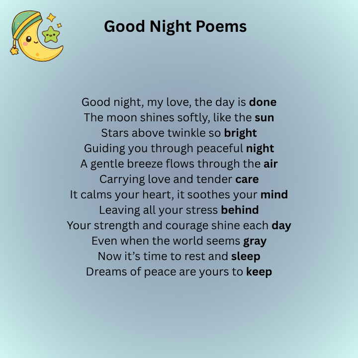 Good Night Poems