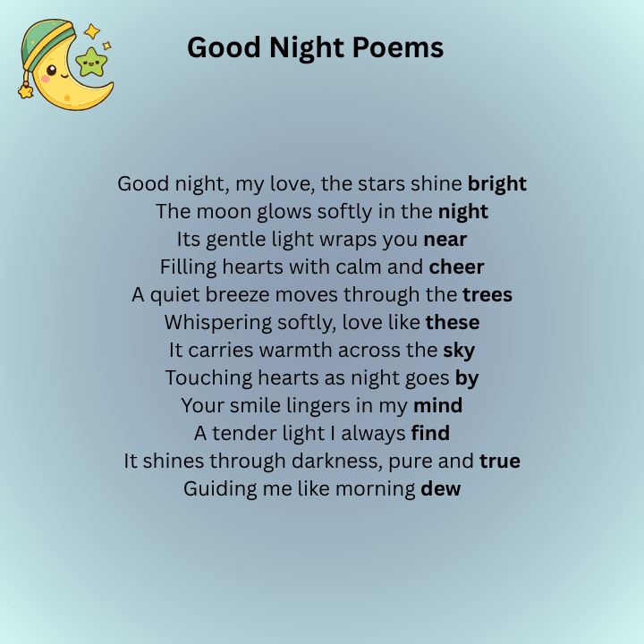 Good Night Poems