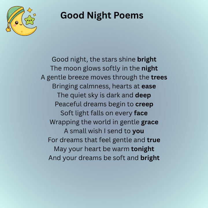 Good Night Poems