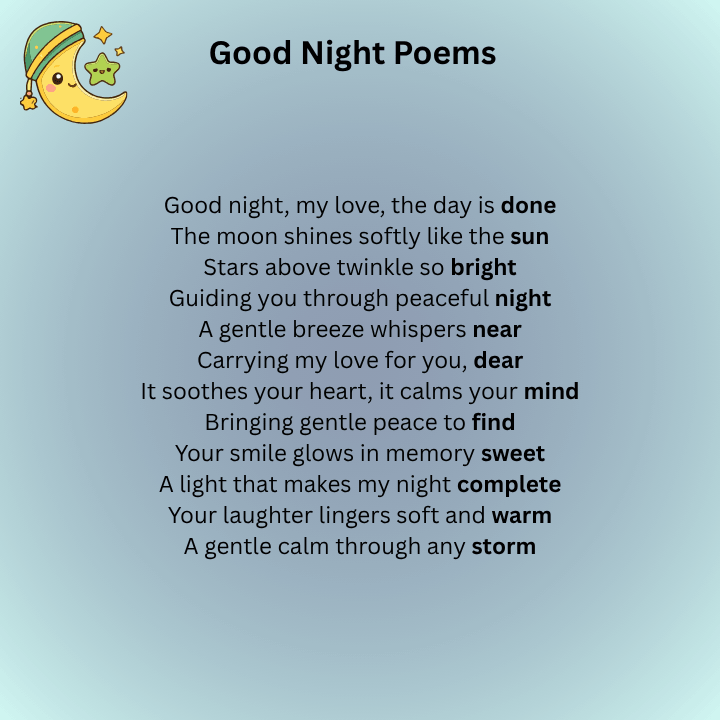Good Night Poems