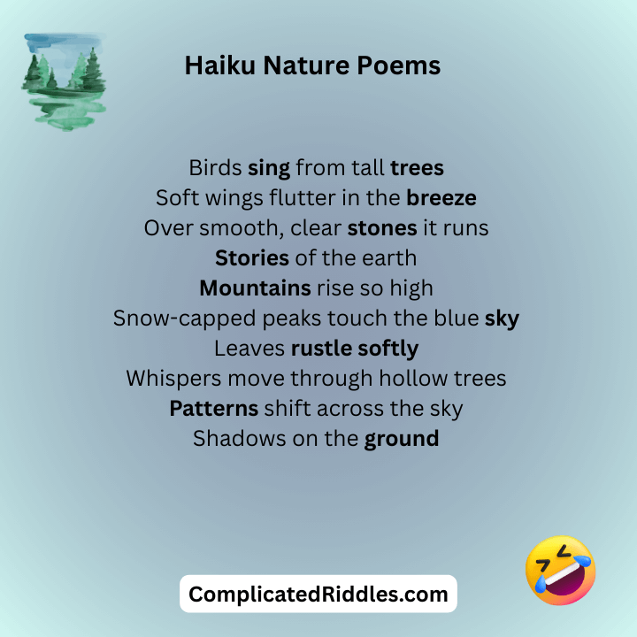 Haiku Nature Poems