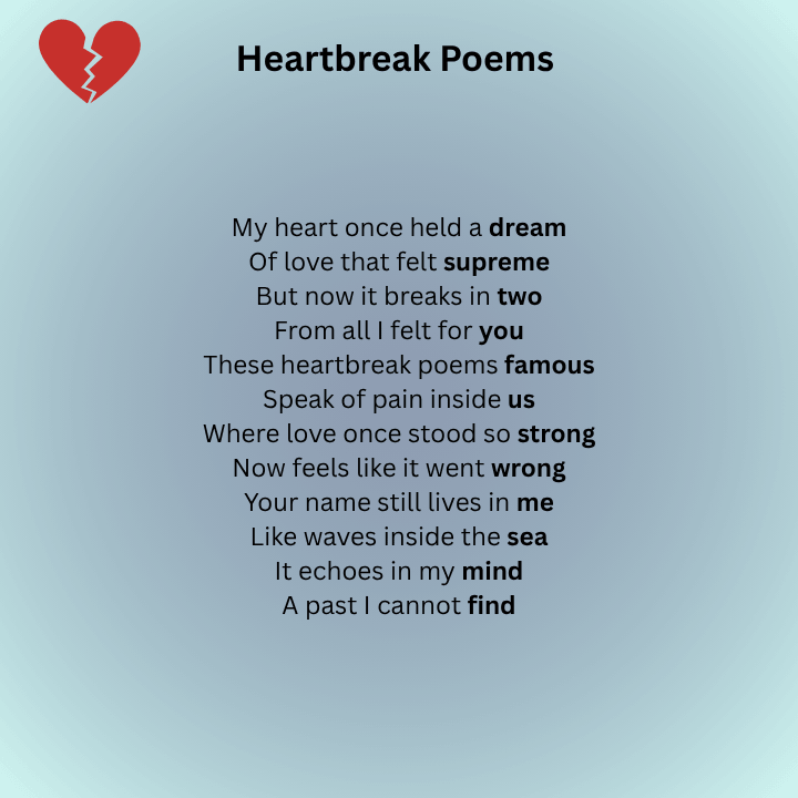 Heartbreak Poems