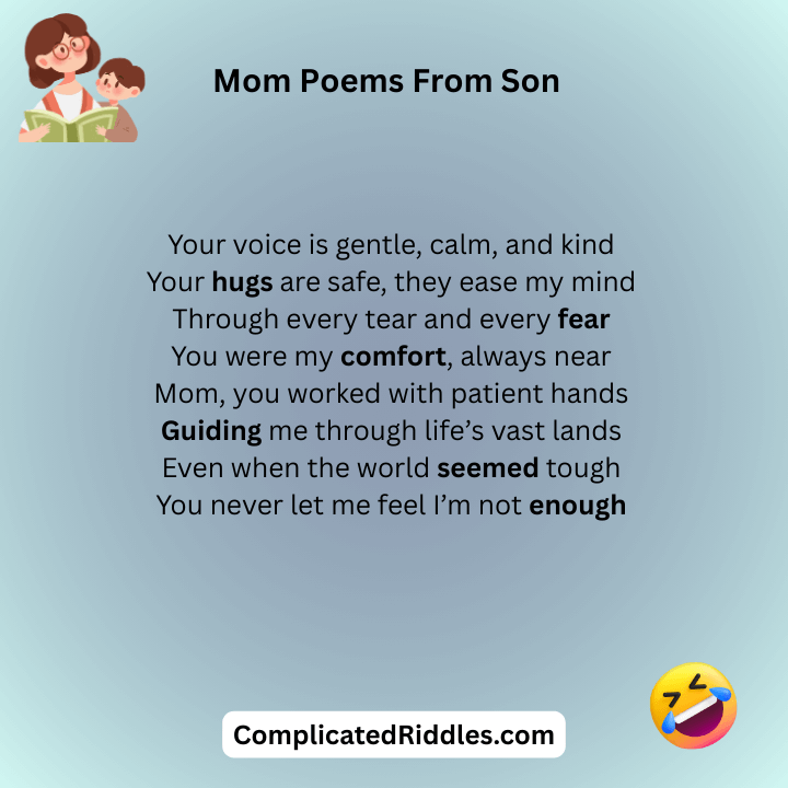 Mom Poems From Son