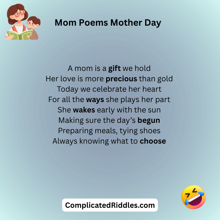 Mom Poems Mother Day