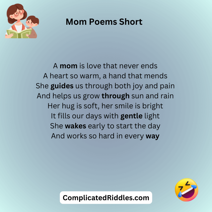 Mom Poems Short