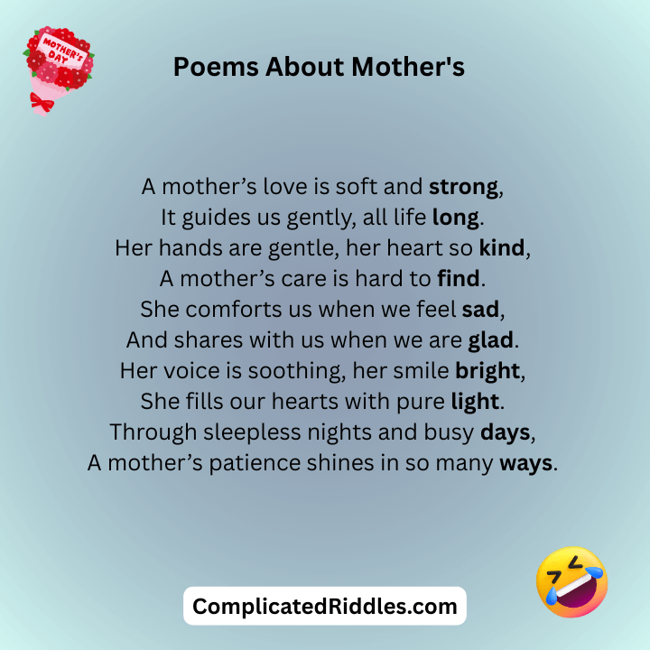 Poems About Mother's