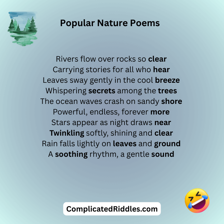 Popular Nature Poems