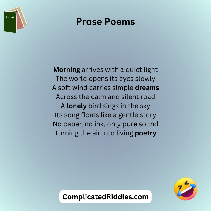 Prose Poems