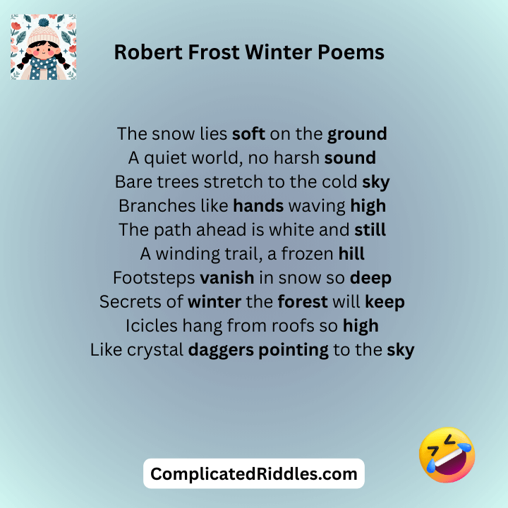 Robert Frost Winter Poems