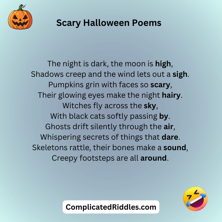 Scary Halloween Poems