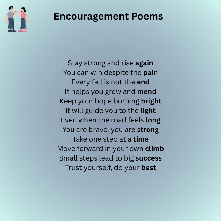 Encouragement Poems