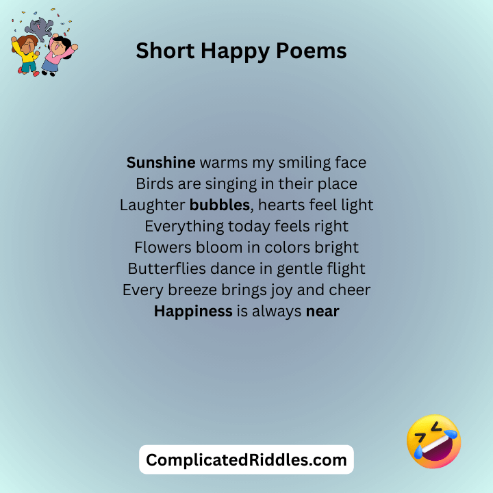 Short Happy Poems