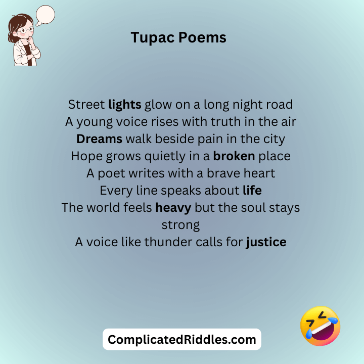 Tupac Poems