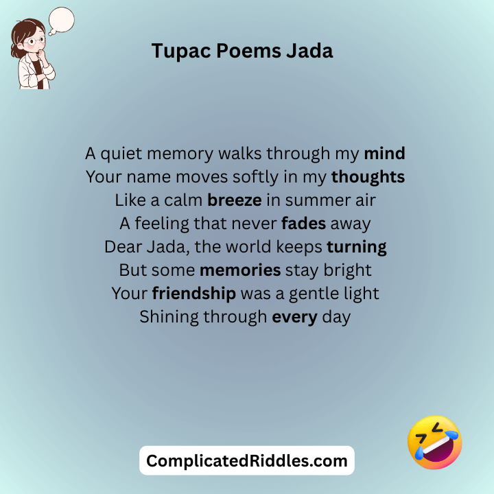 Tupac Poems Jada