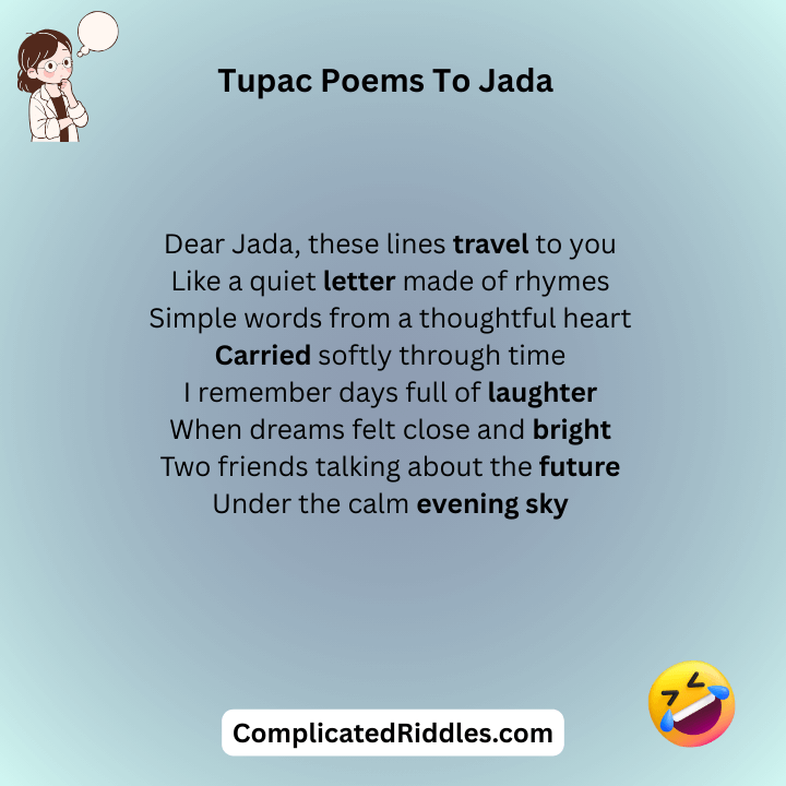 Tupac Poems To Jada